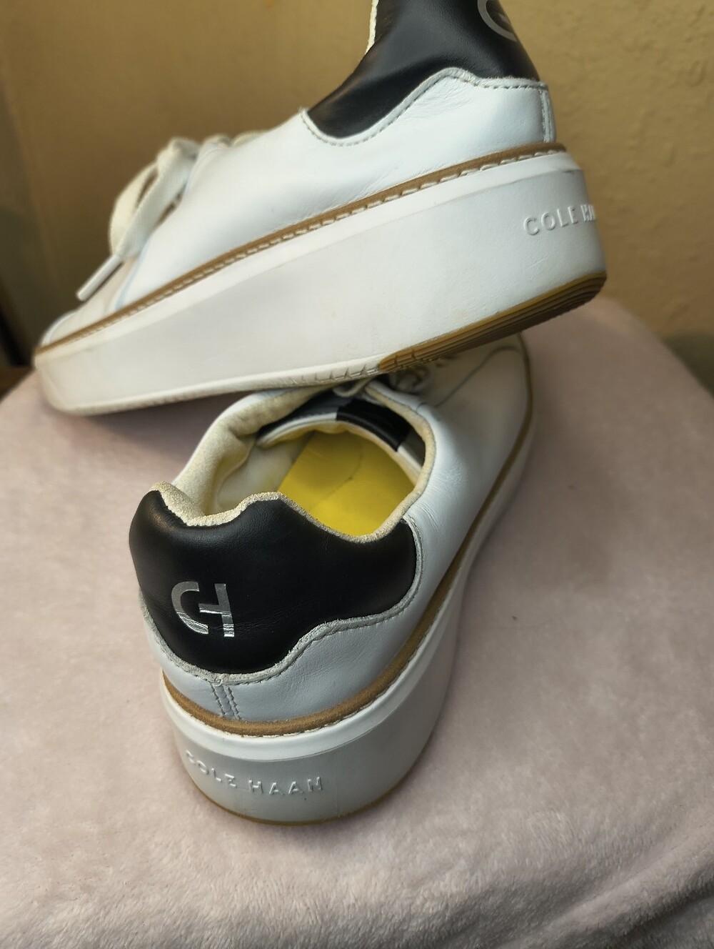Cole Haan White Leather Sneakers